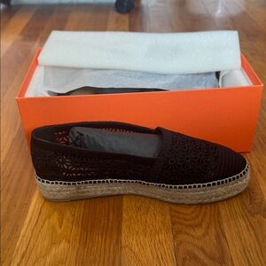 Castañer Black Espadrille Flats